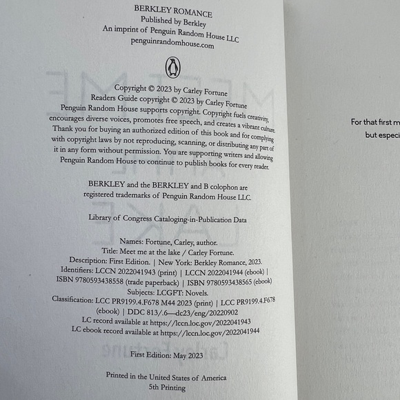 Set Of 2 books by Carley Fortune This Summer Will Be Diff. & Meet Me At The Lake - Picture 8 of 10